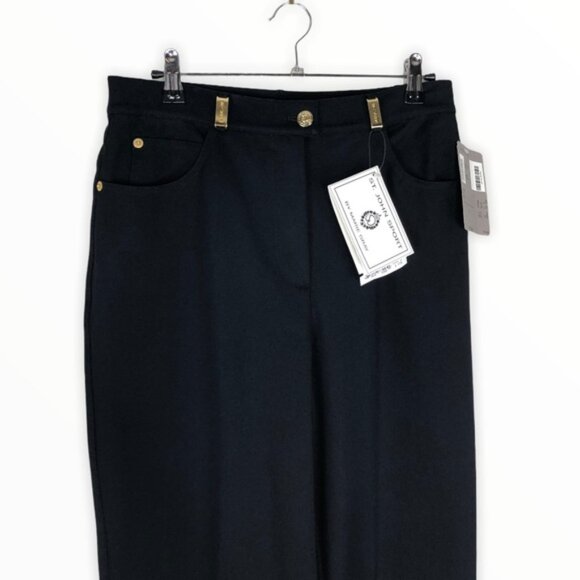 St. John Sport Classic Black Straight Leg Jeans NWT - Picture 3 of 11